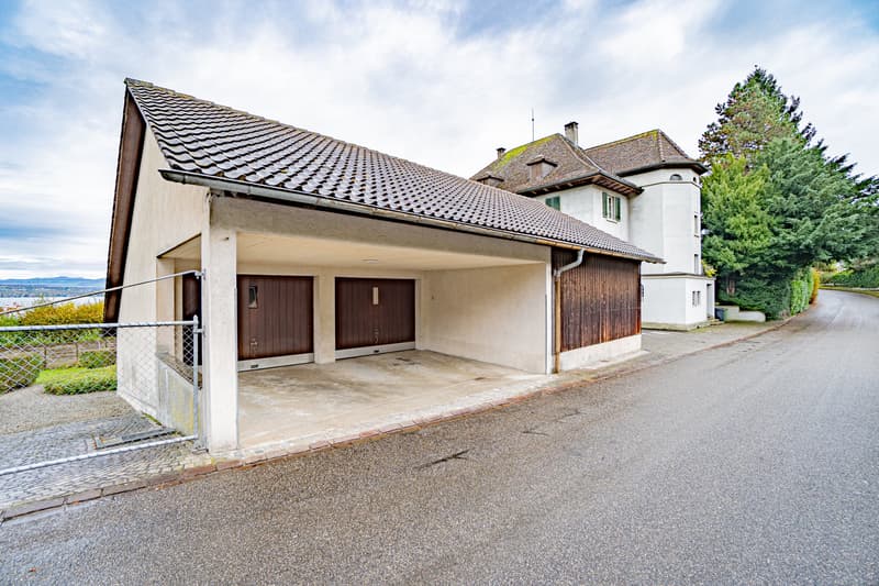 Historisches MFH mit 3 Einheiten und privatem Seepark mit EFH in Richterswil (10)