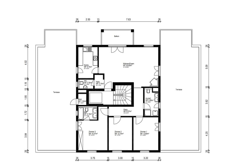4.5-Zimmer-Attikawohnung mit 147 m² Terrassenfläche (13)