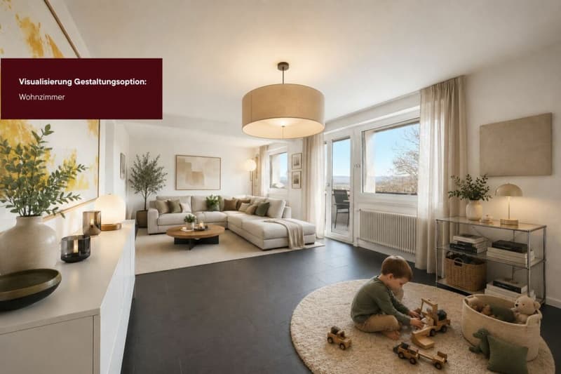 *RESERVIERT* Exklusives Wohnerlebnis mit Weitblick: Modernisiertes Raumwunder in Belp (3)