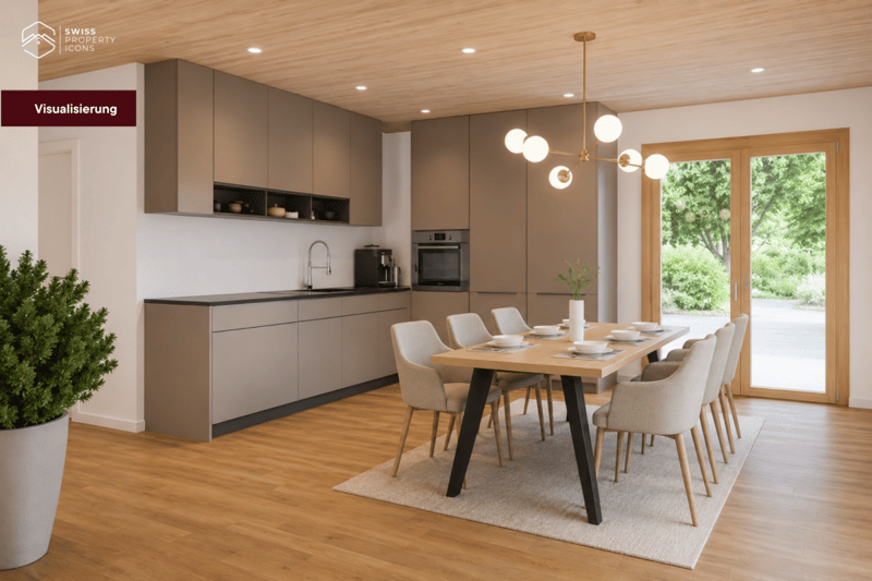 *RESERVIERT* NEUBAU: Gartenwohnung "EICHE" - Traumhafte Neubauwohnungen im Zentrum von Koppigen (4)