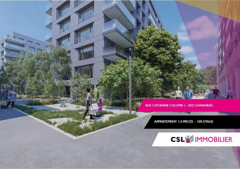 1.5 Appartement chambre Dans Chavannes-p-Renens (1)