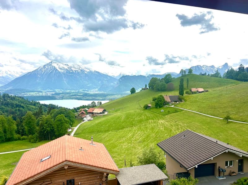 Charmante 4.5-Zimmer-Wohnung mit See und Bergblick in Heiligenschwendi (6)