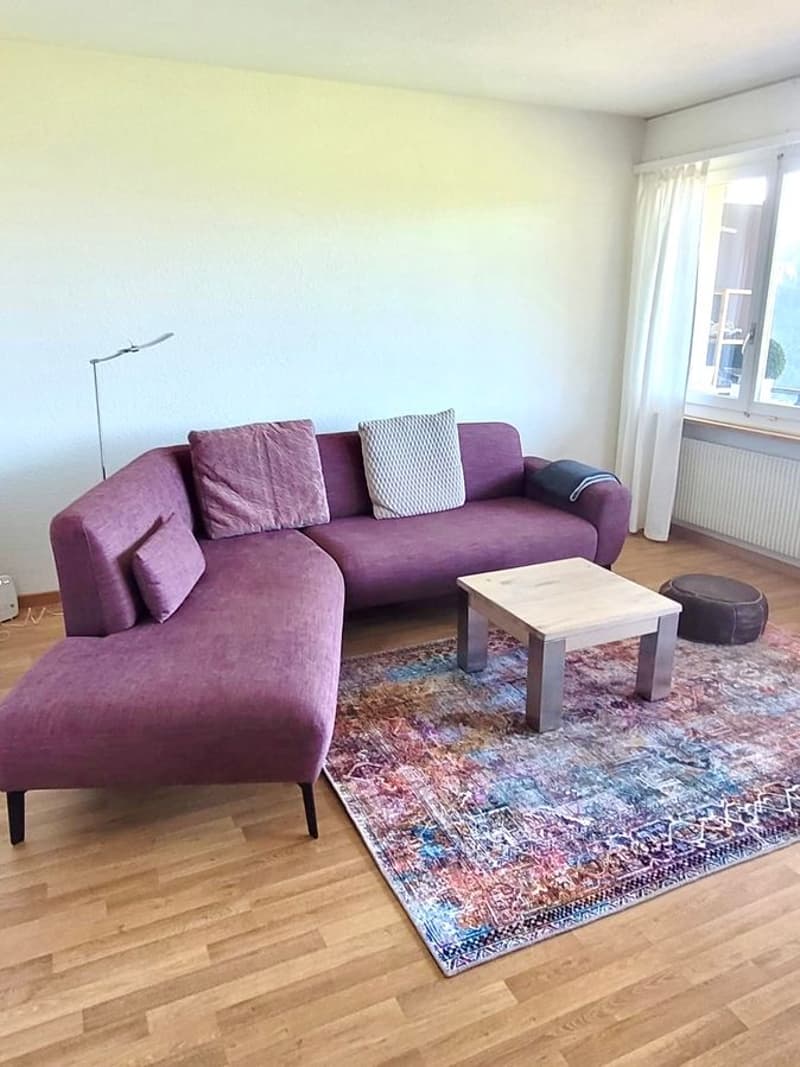 Charmante 4.5-Zimmer-Wohnung mit See und Bergblick in Heiligenschwendi (3)