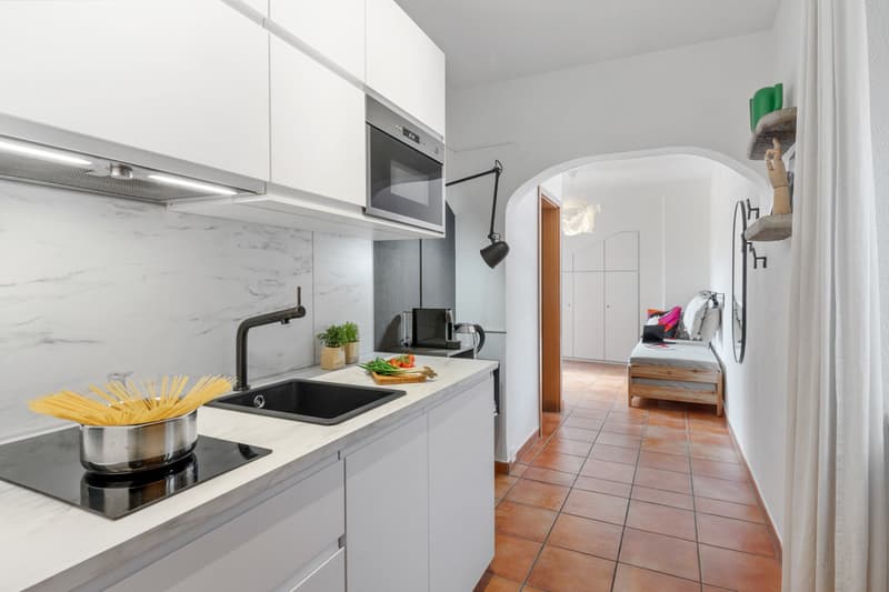 Monolocale pronto per abitarci con piccola terrazza - Ascona centro (5)