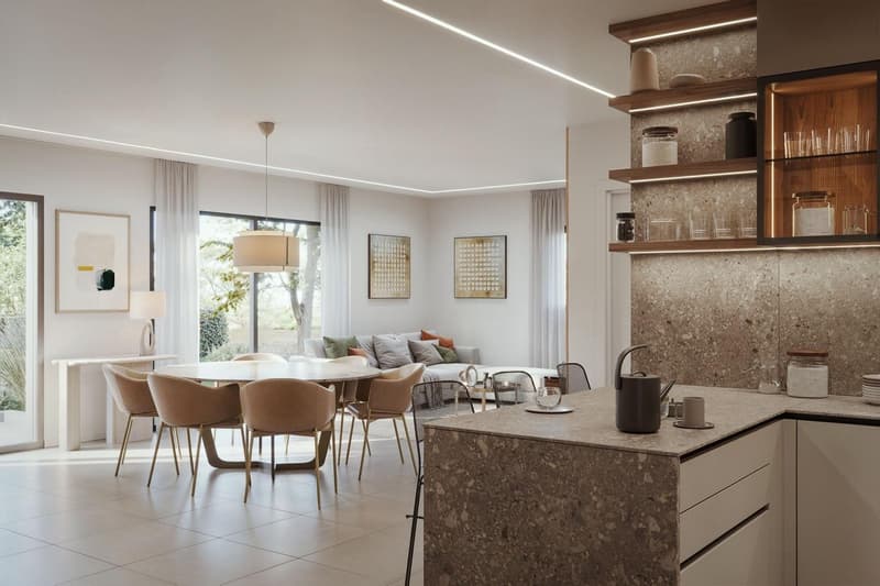Ampio appartamento di 4.5 locali con giardino privato (1)