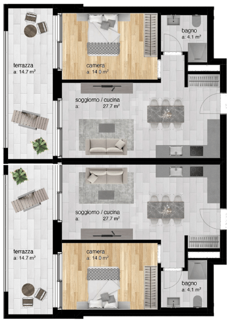 Affittasi nuovi appartamenti 2.5 locali - Res. Greta, Sementina (2)