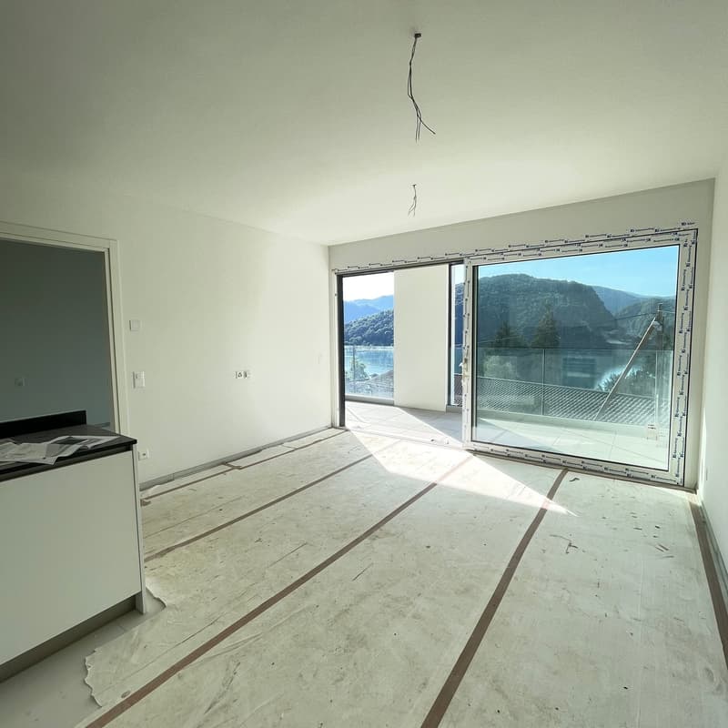 2.5 locali nuovo con terrazza vista lago (5)