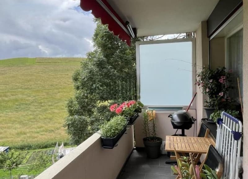 Helle 4.5-Zimmer-Wohnung mit Balkon und schöner Aussicht in Schmitten (8)