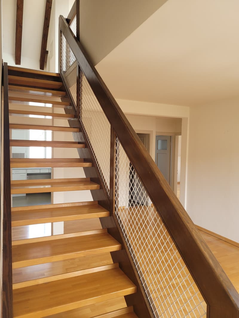 Grosszügige 5.5-Zimmer-Maisonette-Dachwohnung mit Terrasse, Balkon und viel Charme (3)