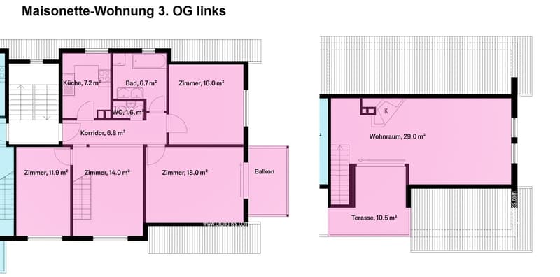 Grosszügige 5.5-Zimmer-Maisonette-Dachwohnung mit Terrasse, Balkon und viel Charme (11)