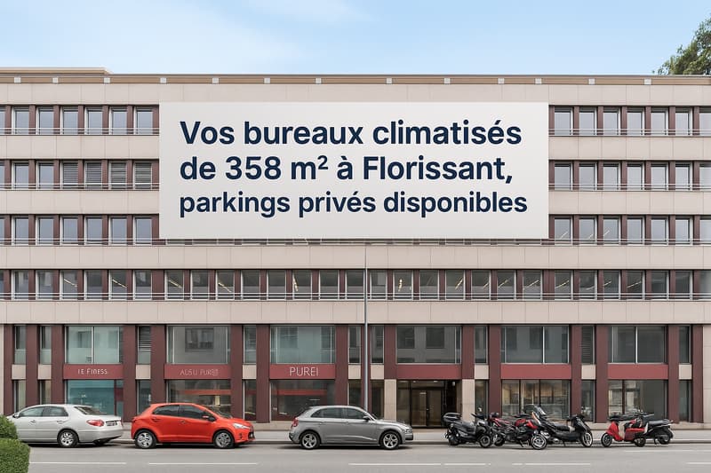Florissant ? Plateau de bureaux de 358 m² climatisé (1)