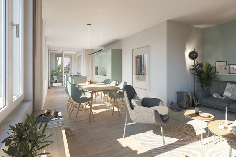 Appartement de 3,5 pièces en mansarde "Wohnen Neugass" (4)