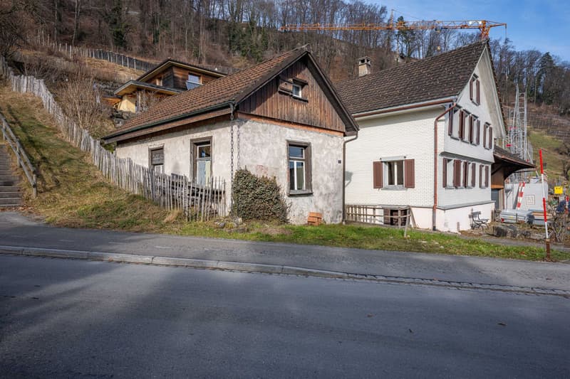 Einfamilienhaus, Wohnhaus mit Scheune und Stickerhüsli (11)