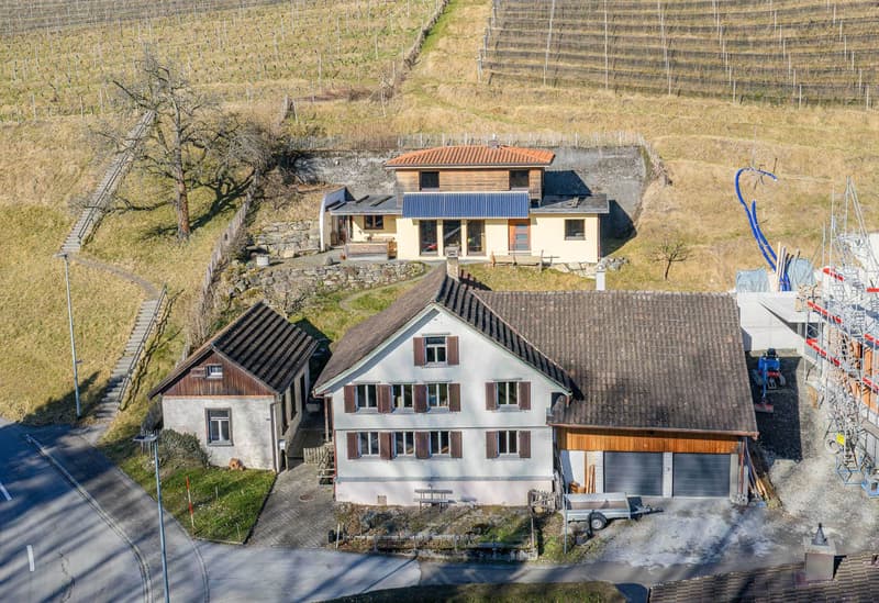 Einfamilienhaus, Wohnhaus mit Scheune und Stickerhüsli (2)