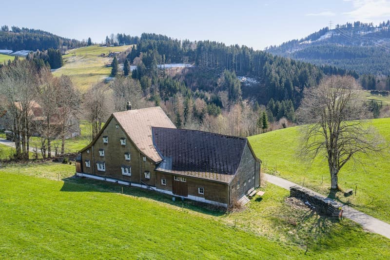 Historisches Wohnhaus mit Scheune und Wald (3)