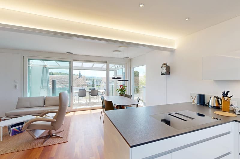 Exklusive Attikawohnung mit 54 m² Sonnenterrasse – 1 Einstellhallenplatz inklusive (4)