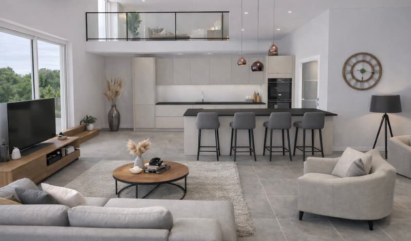 Appartements 4,5 pièces en duplex à Gampelen-Standing & volumes généreux (2)