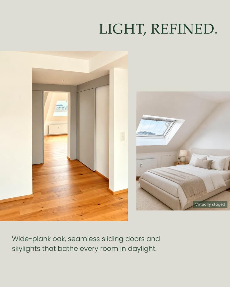 Charmante 3-Zimmer-Maisonette-Wohnung an der Bederstrasse, Zürich 8002 (2)