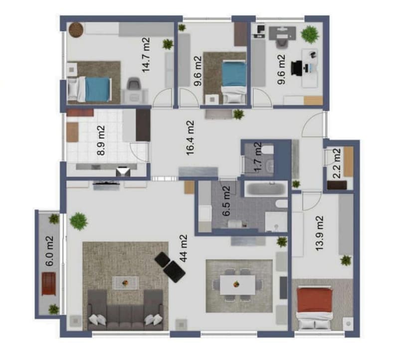 Helle 5.5-Zi.-Wohnung mit Balkon in Zollikofen mieten (11)