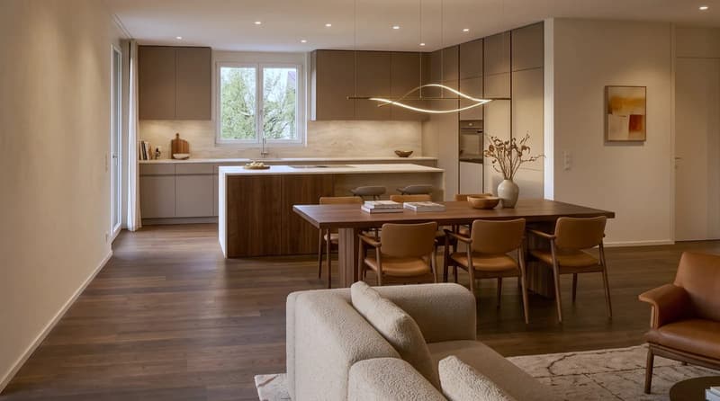 4.5 Zimmer Neubauwohnung im 1. Obergeschoss mit Balkon (3)