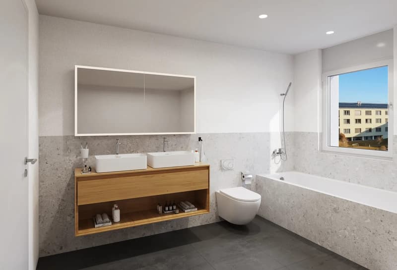 4.5 Zimmer Neubauwohnung im 1. Obergeschoss mit Balkon (4)