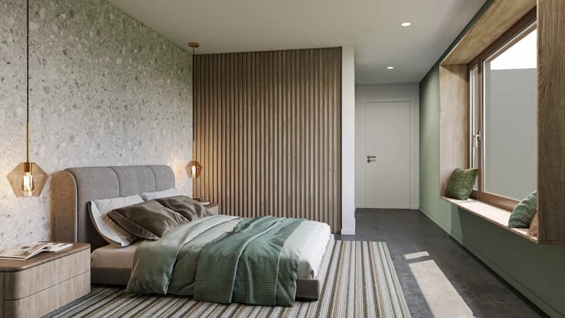 4.5 Zimmer Neubauwohnung im 1. Obergeschoss mit Balkon (3)