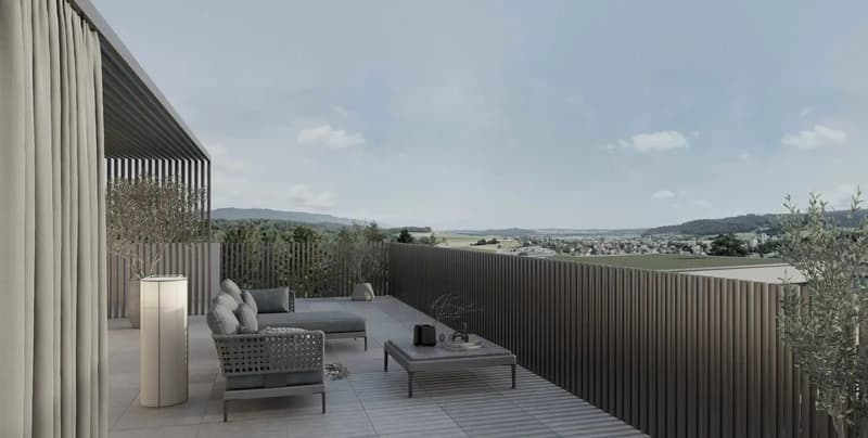 3.5 Zimmer Attikawohnung mit 114 m² Terrasse (1)