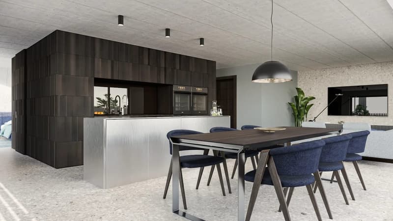 3.5 Zimmer Attikawohnung mit 93 m² Terrasse (3)