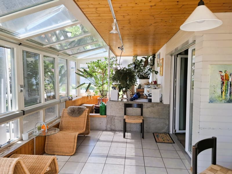 Einfamilienhaus mit Wintergarten (einseitig angebaut) (3)