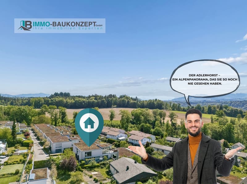 Adlerhorst - Alpenpanorama | Sonnige Südhanglage | Privilegierteste Lage der Siedlung (2)