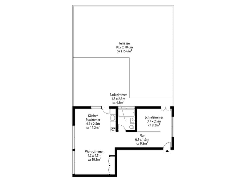 Penthouse Apartment mit Designer Möblierung und voller Seesicht in Horgen/Zürich (8)