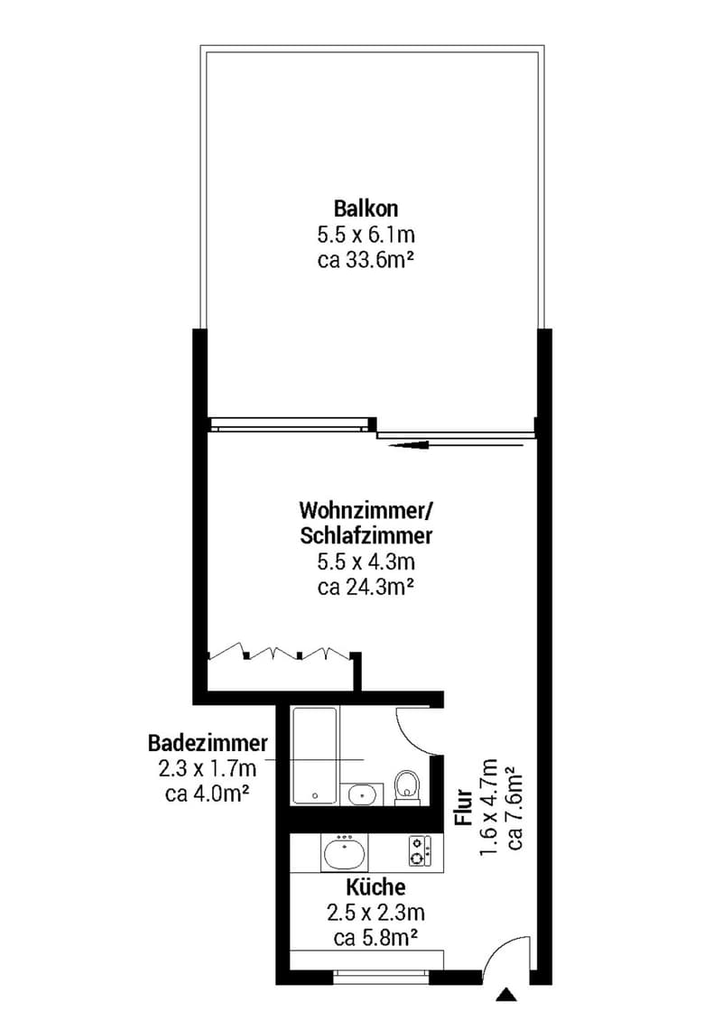 Apartments mit Designer Möblierung und voller Seesicht in Horgen/Zürich/Zug/Pfäffikon. (10)