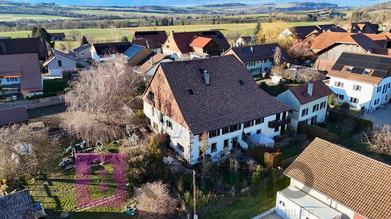 Magnifique ferme équestre rénovée – 3 appartements – Ogens (VD) (2)