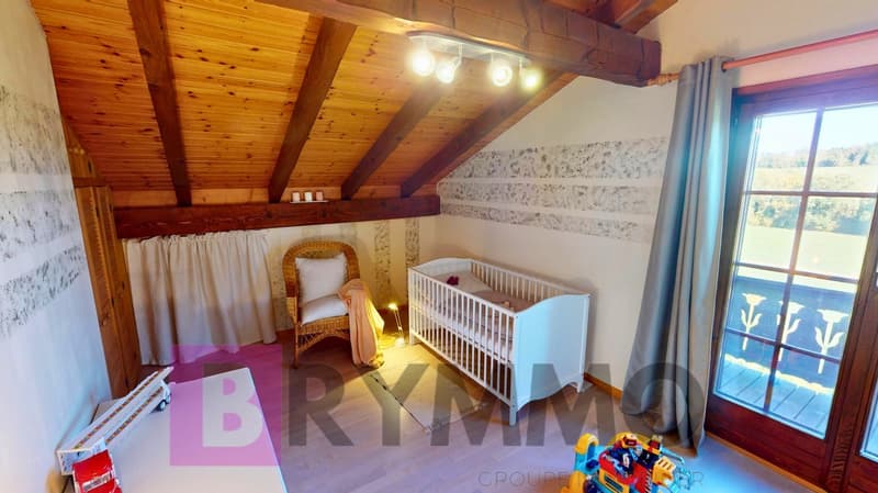 Villa familiale, vue Moléson, garage double, sérénité et panorama, au cœur du Jorat (17)