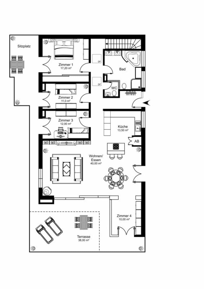 Attika Terrassenwohnung in Wallisellen (25)