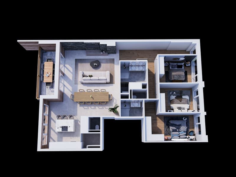 Superbe appartement de standing 4,5 pièces au coeur de Haute-Nendaz (6)