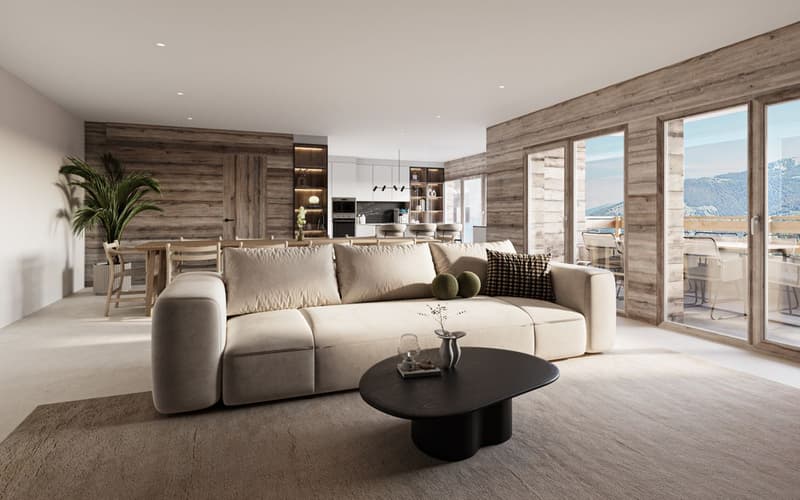Superbe appartement de standing 4,5 pièces au coeur de Haute-Nendaz (2)