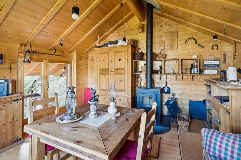 Chalet authentique avec vue sur la Dent Blanche (3)