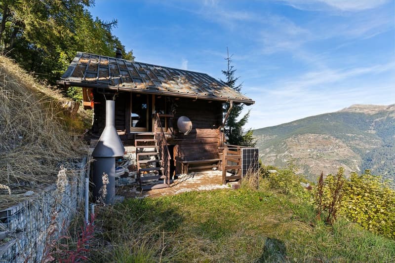 Chalet authentique avec vue sur la Dent Blanche (8)