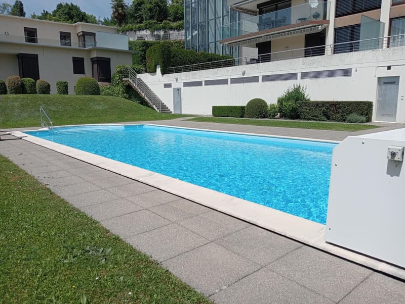 Appartement en rez avec vaste terrasse panoramique à Montreux (2)