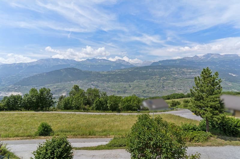 Chalet avec grand terrain, vue sur les Alpes et calme absolu (3)