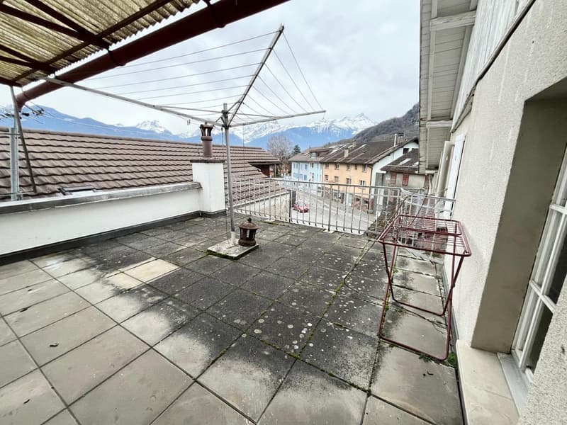 Objet rare - Ravissant triplex 4.5 pièces au coeur du vieux village de Collombey (10)