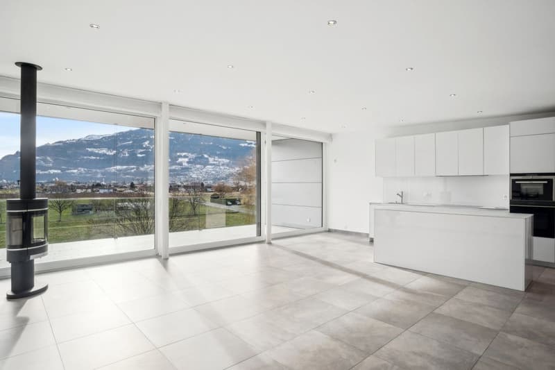 Vivre en hauteur : Attique spacieux avec terrasse à Collombey-Muraz (2)