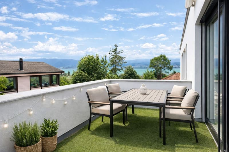 Villa contemporaine avec piscine et vue lac (5)