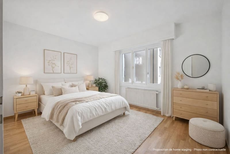 Appartement lumineux et calme : 2,5 pièces à Pully (5)
