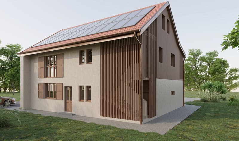 Appartement 4 pièces avec grand jardin à la campagne (2)