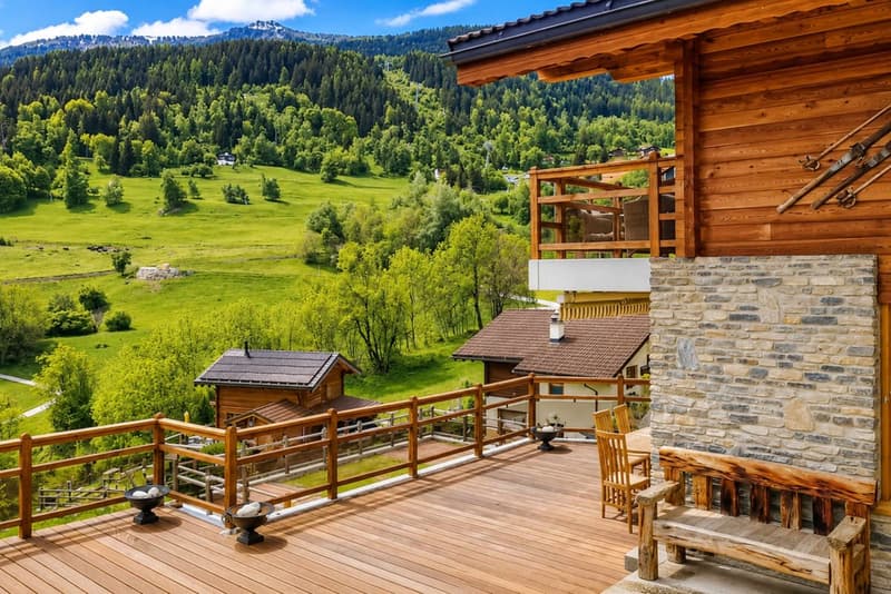 Chalet d'exception avec espace bien-être et vue panoramique (2)
