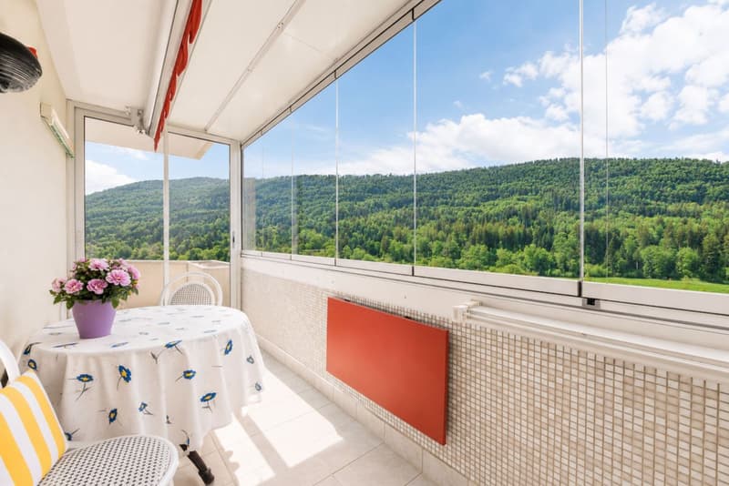 Attique lumineux avec balcon et vue verdure (9)
