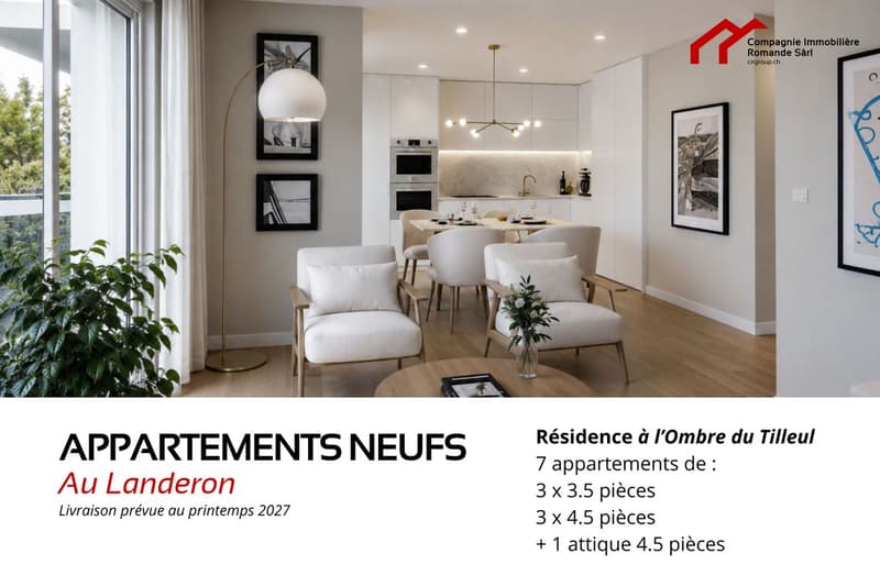 Appartement neuf au Landeron (Livraison printemps 2027) (1)