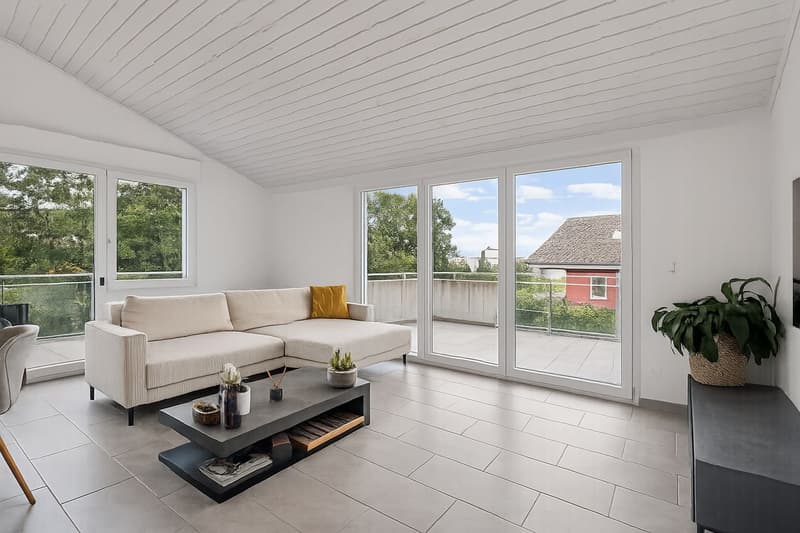 Charmant appartement de 4,5 pièces sous les combles à Ursy (1)